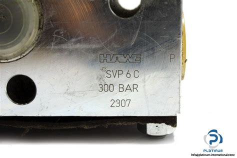 Hawe Svp C Pressure Limiting Valve Platinum International