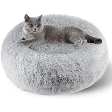 Paniers Pour Chiens En Peluche Lits Pour Chats Canap Coussin Rond Pour