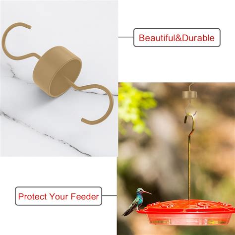 SDJMa Metal Ant Moat for Hummingbird Feeders, Red Hummingbird Feeder ...