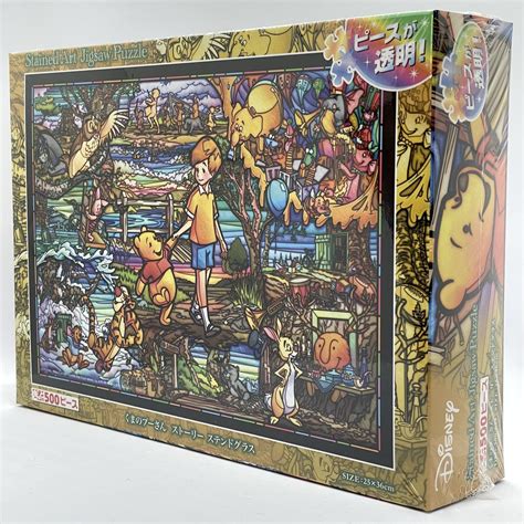 Disney Winnie The Pooh Story Stained Art 500 Piece Puzzle Tenyo Dsg 500