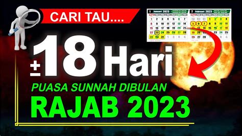 Puasa Rajab 2023 Jatuh Pada Tanggal Berapa Hari Puasa Rajab