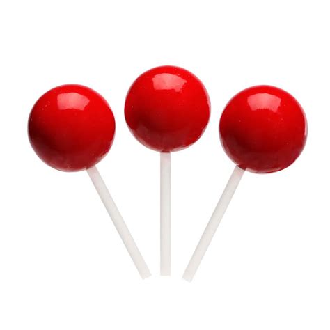 Espeez Paintball Pops Giant Jawbreaker Suckers Red 12 Piece Bag