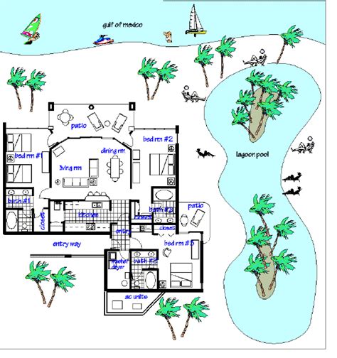 Panama City Beachfront Condominiums - LONG BEACH Floor Plans