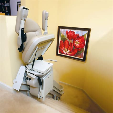 Bruno Curved Stairlift Best Price Service Orange Badge