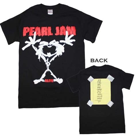 Pearl Jam Alive Band T Shirt S M L Xl Pearl Jam Pearl Jam Alive Shirts