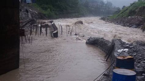 Upper Bhotekoshi Again Damaged By Flood Nepalenergyforum