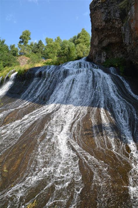 Jermuk Waterfall is Located in Jermuk Stock Photo - Image of mount ...