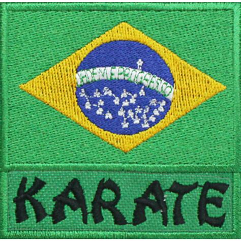 PATH BORDADO JIU JITSU BANDEIRA BRASIL Martial Arts Shodo Vendas