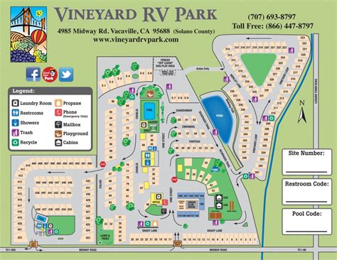 Westport Park Map - Rv Parks California Map | Printable Maps