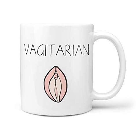 Vagitarian Mug Funny Lbgt Mugs Lesbian Present Girlfriend Gay