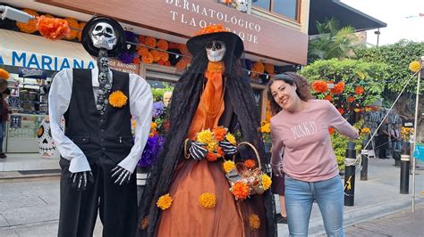 Tlaquepaque festival de día de muertos hermosas catrinas y altares