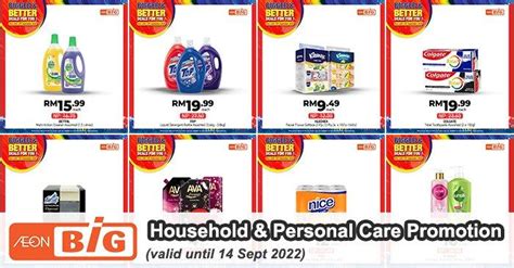 Aeon Big Household Personal Care Promotion Valid Until Sep