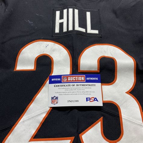 Sts Bengals Dax Hill Game Worn Jersey Size The