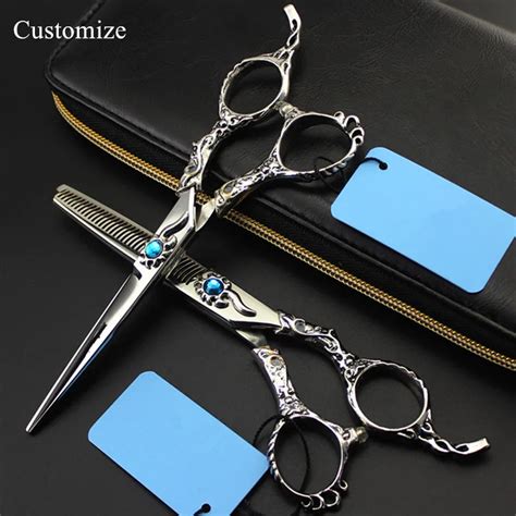 Customize Professional Japan C Sun Flower Inch Hair Scissors