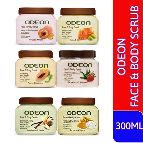 Odeon Face And Body Scrub 300ml Shopee Malaysia