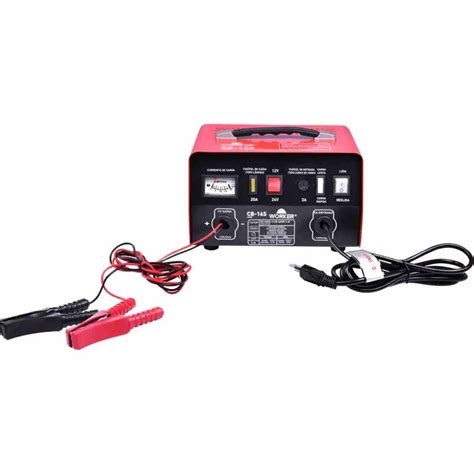 Chiareli Carregador Bateria Automotiva Worker Cb16s Para 12v E 24v