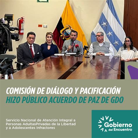 COMISIÓN DE DIÁLOGO Y PACIFICACIÓN HIZO PÚBLICO ACUERDO DE PAZ DE GDO