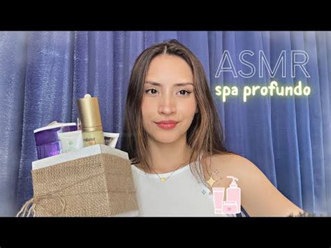 Asmr Spa Roleplay Extra Relajante Skincare L Limpieza Facial L