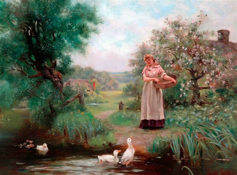 Feeding The Ducks Art Uk Duck Art Art