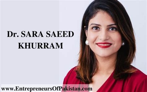 Dr Sara Saeed Khurram Co Founder And Chief Executive Officer Of Sehat