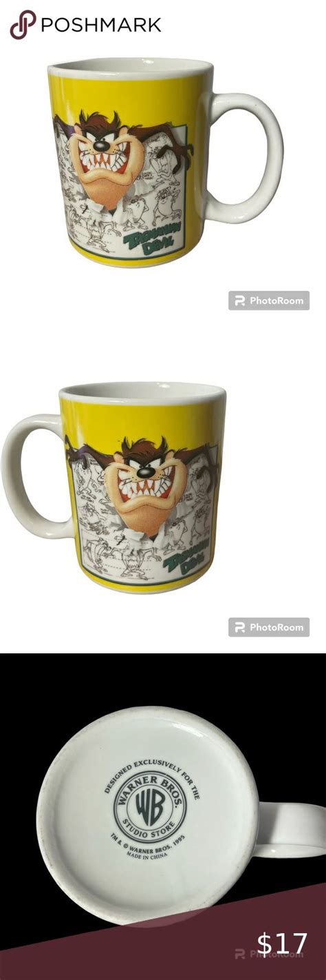 Warner Bros Studio Store Looney Tunes Taz Tazmanian Devil Mug Art