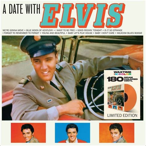 Elvis Presley A Date With Elvis Waxtime In Color Ed Lp 180g O