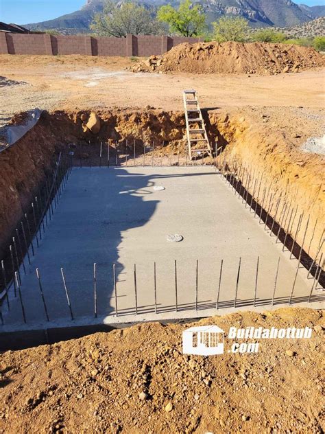 How To Build A Concrete Slab Or Base For Your Hot Tub