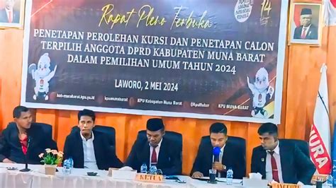 Berikut Perolehan Kursi Dan Anggota Dprd Terpilih Hasil Rapat Pleno Kpu