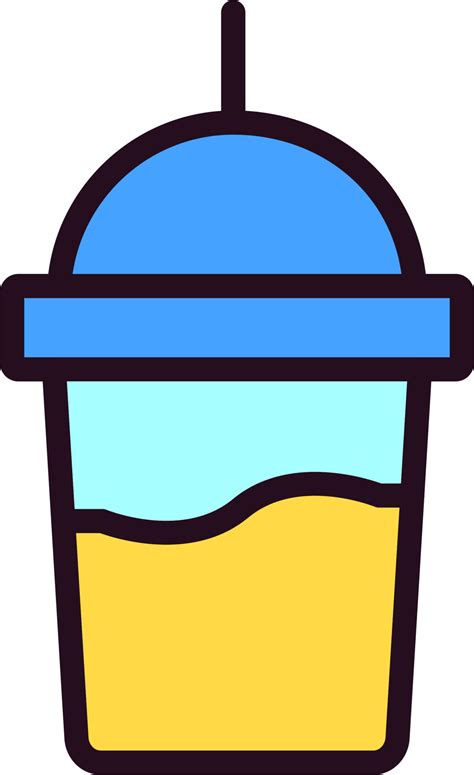 Milkshake Vector Icon 19817945 Vector Art At Vecteezy