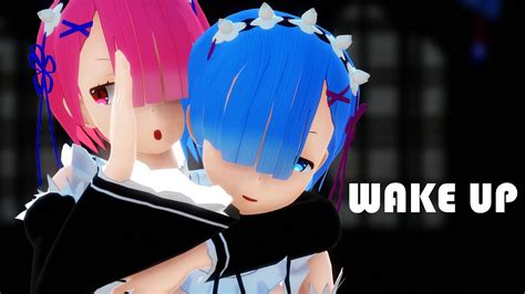 Mmd X Rezero Wake Up Remram Youtube