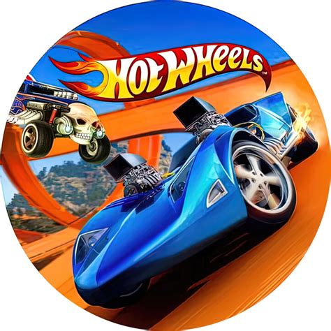 Painel Redondo Sublimado Hot Wheels Elo Produtos Especiais