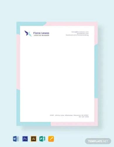 20+ Personal Letterhead Templates – Free Sample, Example Format Download