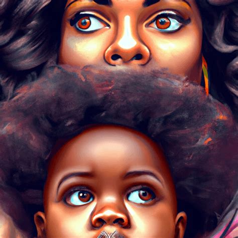 Melanin Mother And Daughter · Creative Fabrica