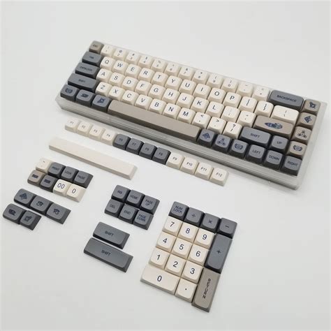 GTSP XDA Profile Keycaps 125 Retro PBT Key Cap Cover Set Dye