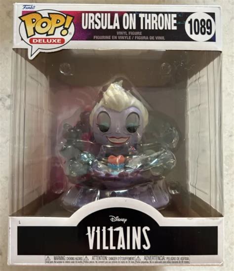 FUNKO POP DELUXE Disney Villains Ursula On Throne 6 Vinyl Figure