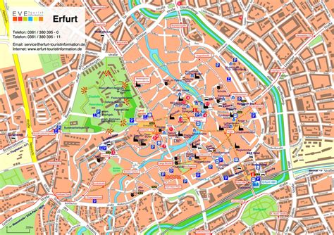 Stadtplan Erfurt Mit Sehenswürdigkeiten