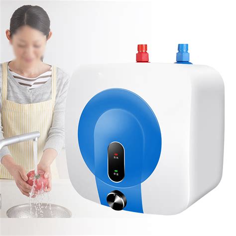 8l 1500w Electric Tank Hot Water Heater Upper Outlet Mini Water Tank Max 75 ℃ Ebay