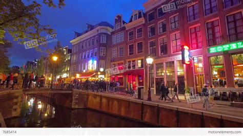 Red Light District, Amsterdam, Holland Stock video footage | 7685414