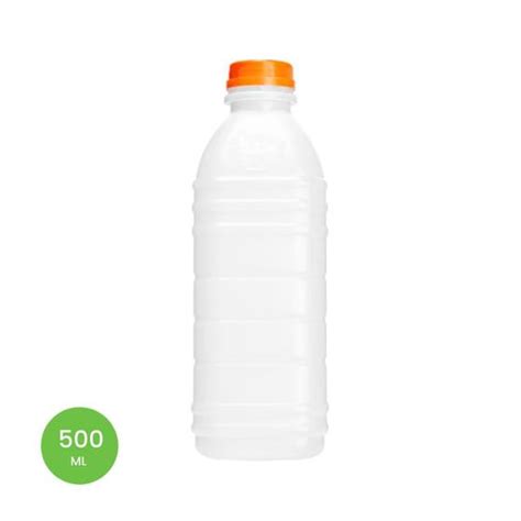 Garrafa plástica para sucos caldo de cana água de coco 500ml Maluguer