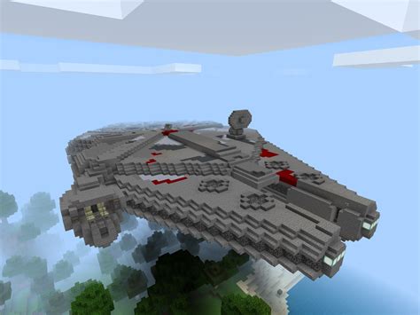 Minecraft The Millennium Falcon 7 Steps Instructables