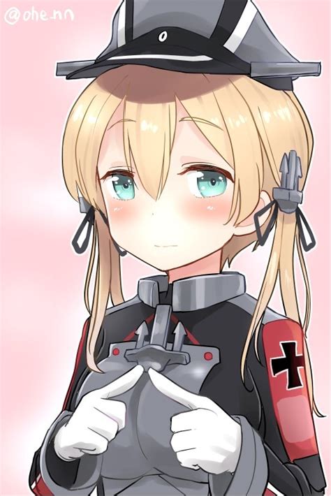 プリンツ・オイゲン艦これ 「なにか言いたげなオイゲンさん 」あへーん🇩🇪 42佐世保 416海防艦のイラスト