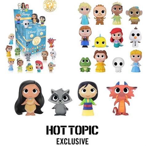 First Look At Hot Topic Disney Princess Mystery Mini Exclusives