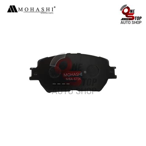 One Stop Toyota Camry Front A K Mohashi Brake Disc Pads Mba