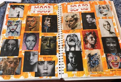 GCSE Art Mood Board