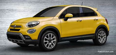 Fiat 500 USA: Fiat 500X Colors