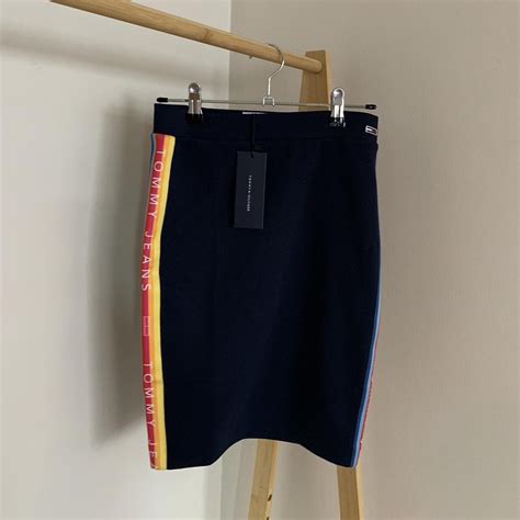 Tommy Hilfiger Size Xs Navy Blue Bodycon Mini Skirt Bnwt Rrp 99 95 Ebay