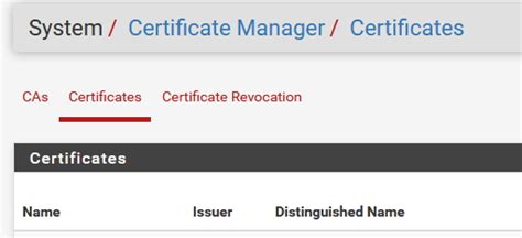 How to import PFX certificate to pFSense | IT Blog