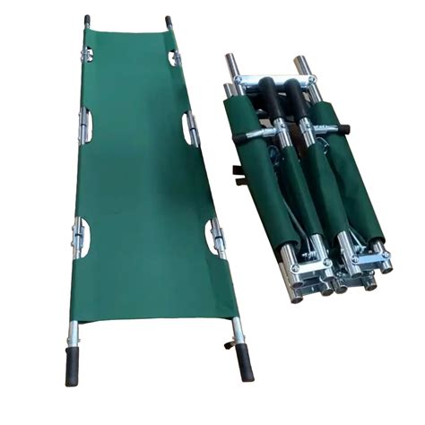 Medical High Strength Aluminum Alloy Rescue Folding Stretcher China