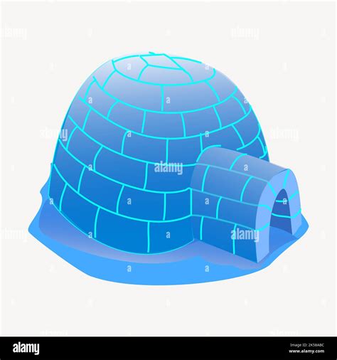 Ice Igloo Clipart Illustration Vector Stock Vector Image And Art Alamy