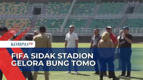 Jelang Pildun U 17 FIFA Dan PSSI Sidak Stadion GBT Surabaya YouTube